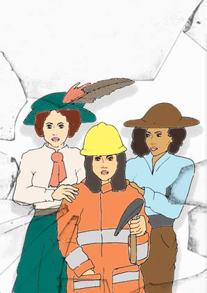 Lauren Moore entry to Geoscientist cover competition